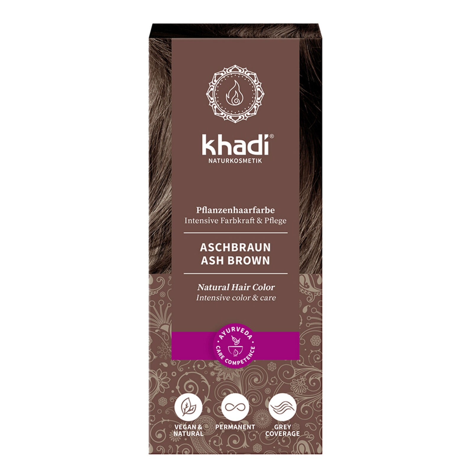 Khadi Hiusväri Ash Brown