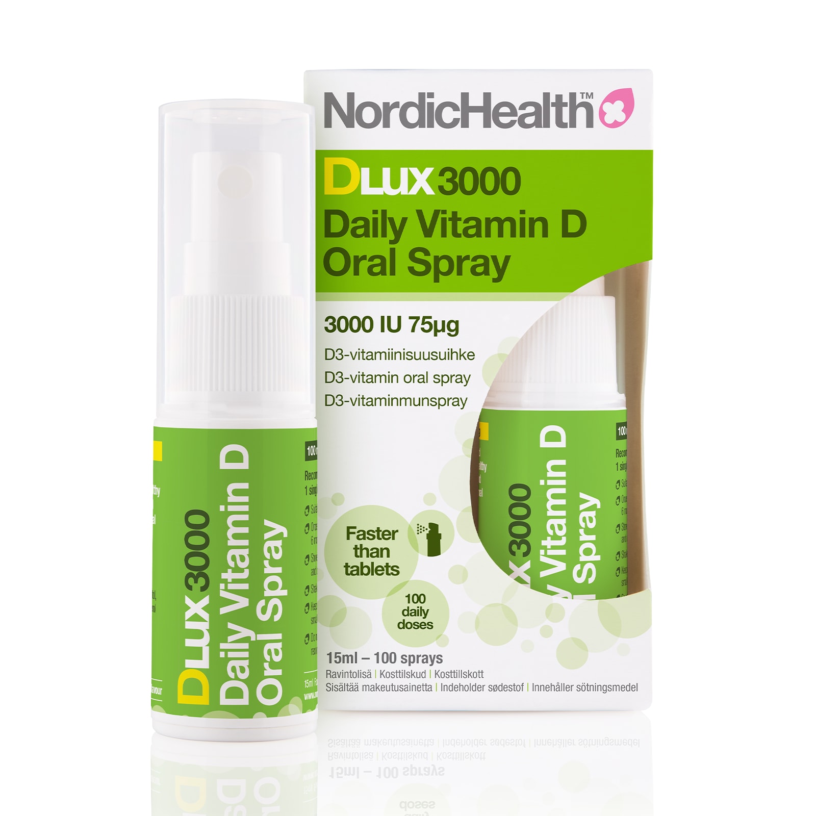 Nordic Health Dlux Daily Vitamin D 3000 Spray