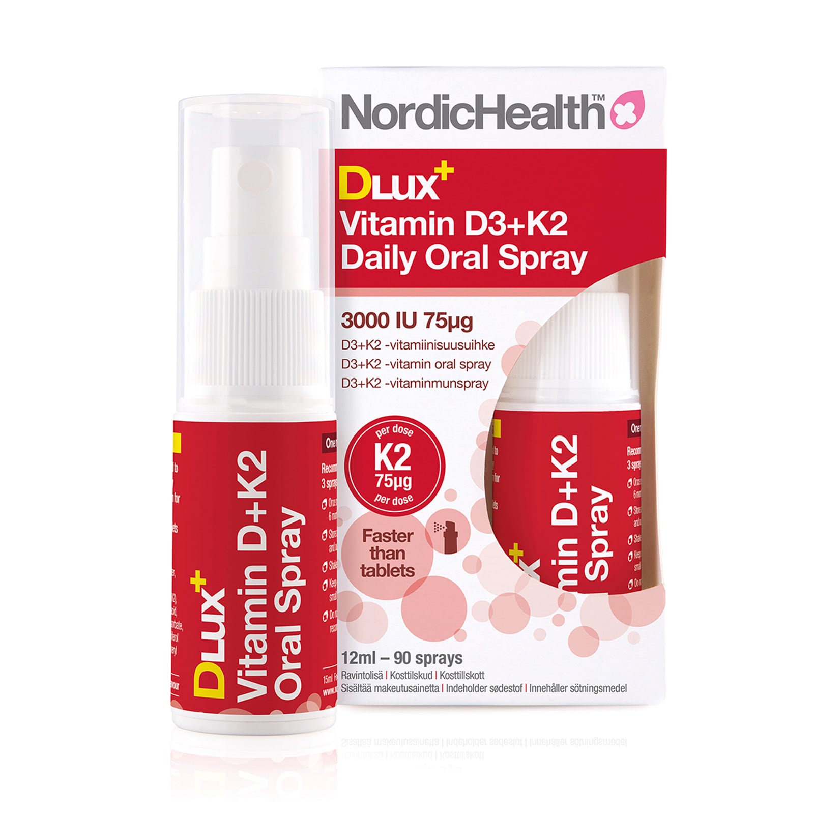 Nordic Health Dlux K2+D3 12ml