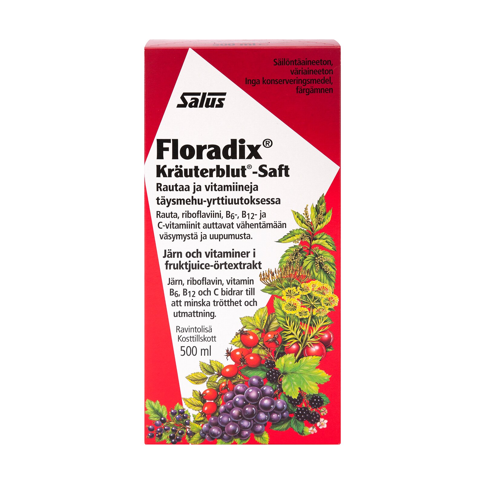 Salus Floradix rautavalmiste 500ml