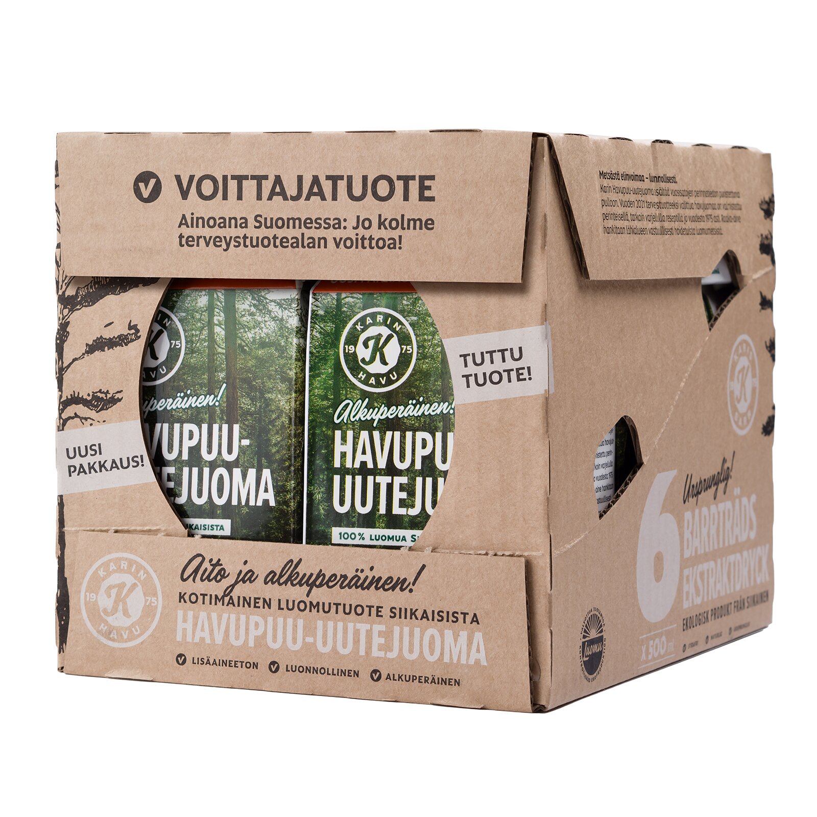 Karin Havupuu-uutejuoma 6 x 500 ml