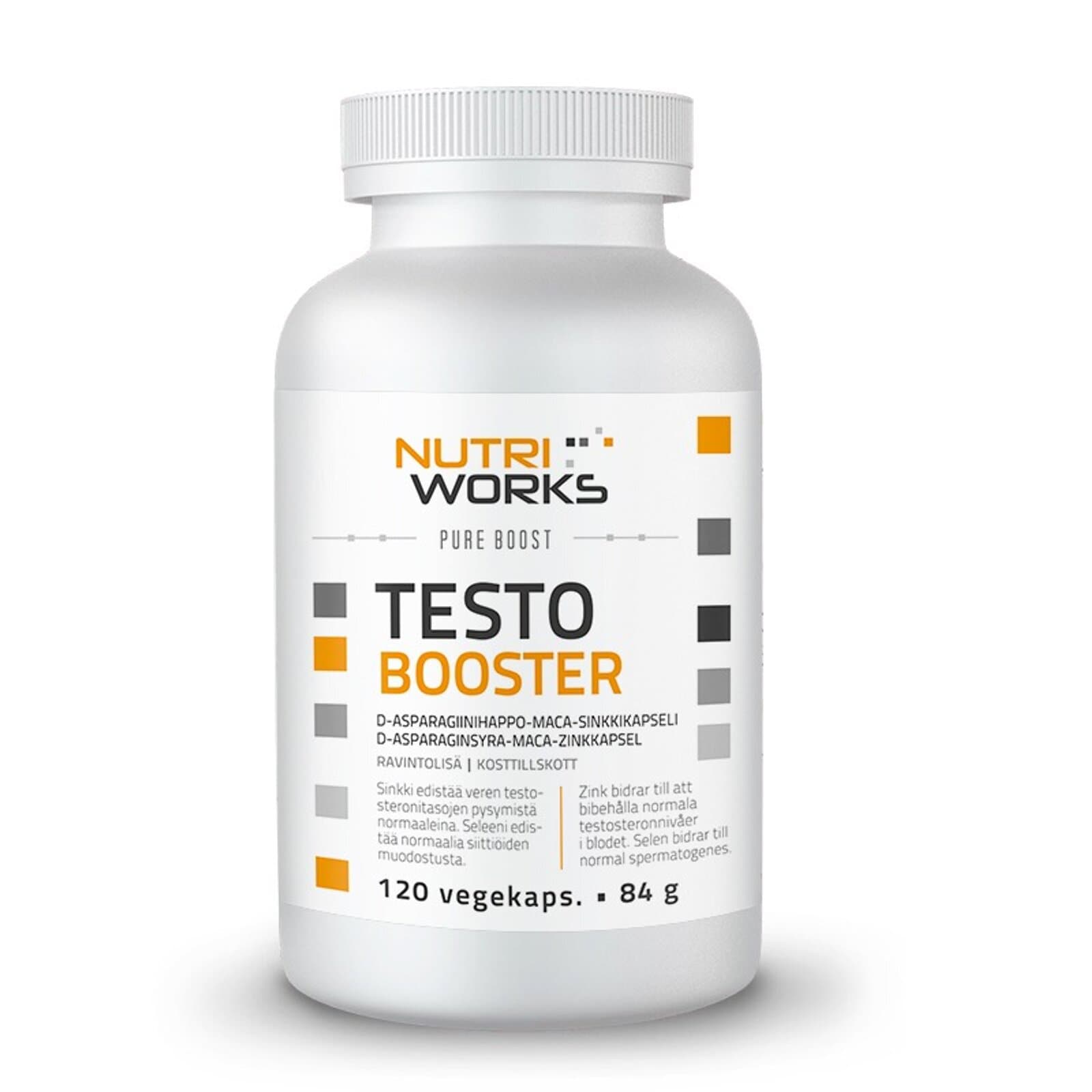 Nutri Works Testo Booster 120 vegekaps