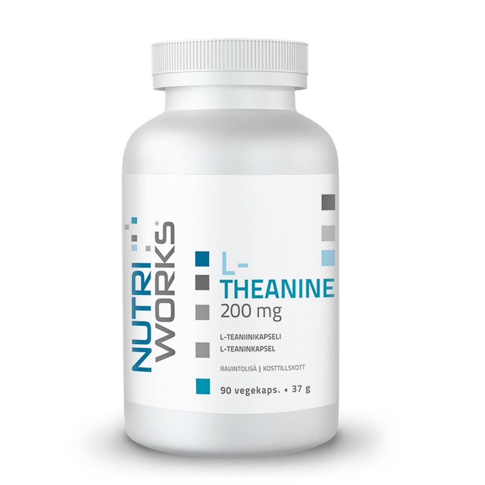 Nutri Works L-Theanine 200 mg 90 vegekaps