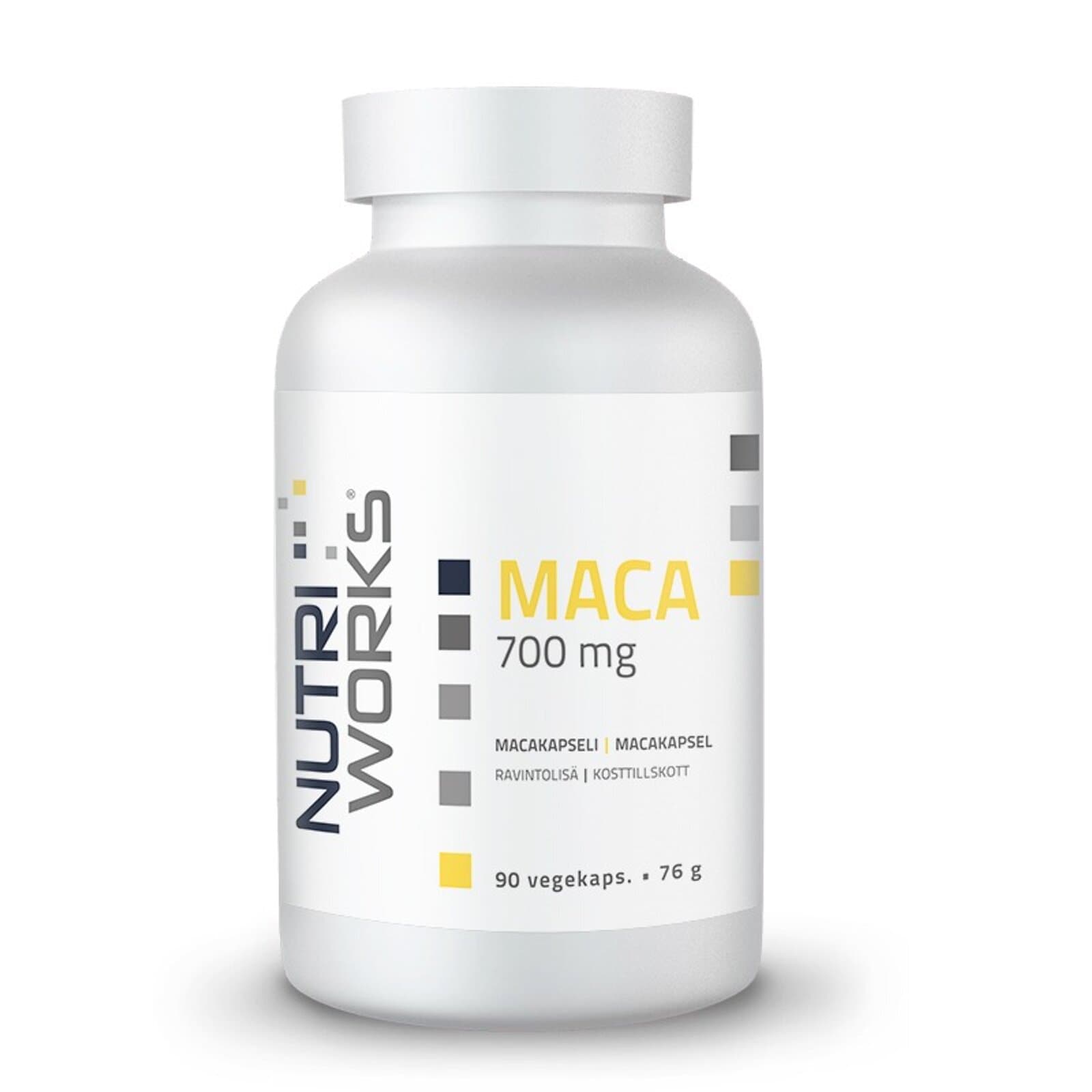 Nutri Works MACA 700 mg 90 vegekaps