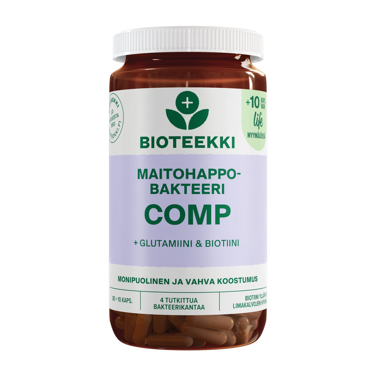 Bioteekki Maitohappobakteeri Comp Life 90 kaps