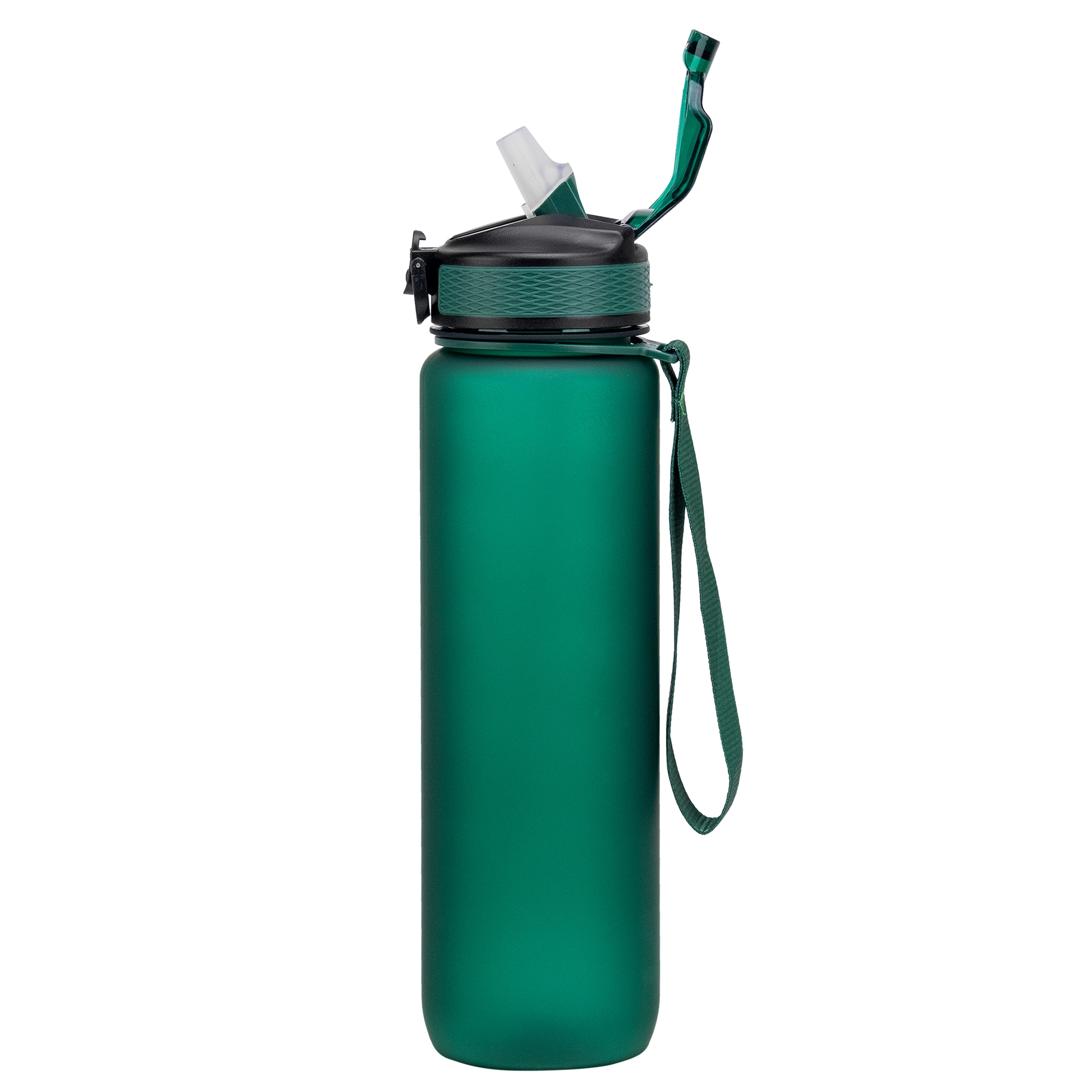 Motivaatiopullo Vihreä tekstitön 1000 ml
