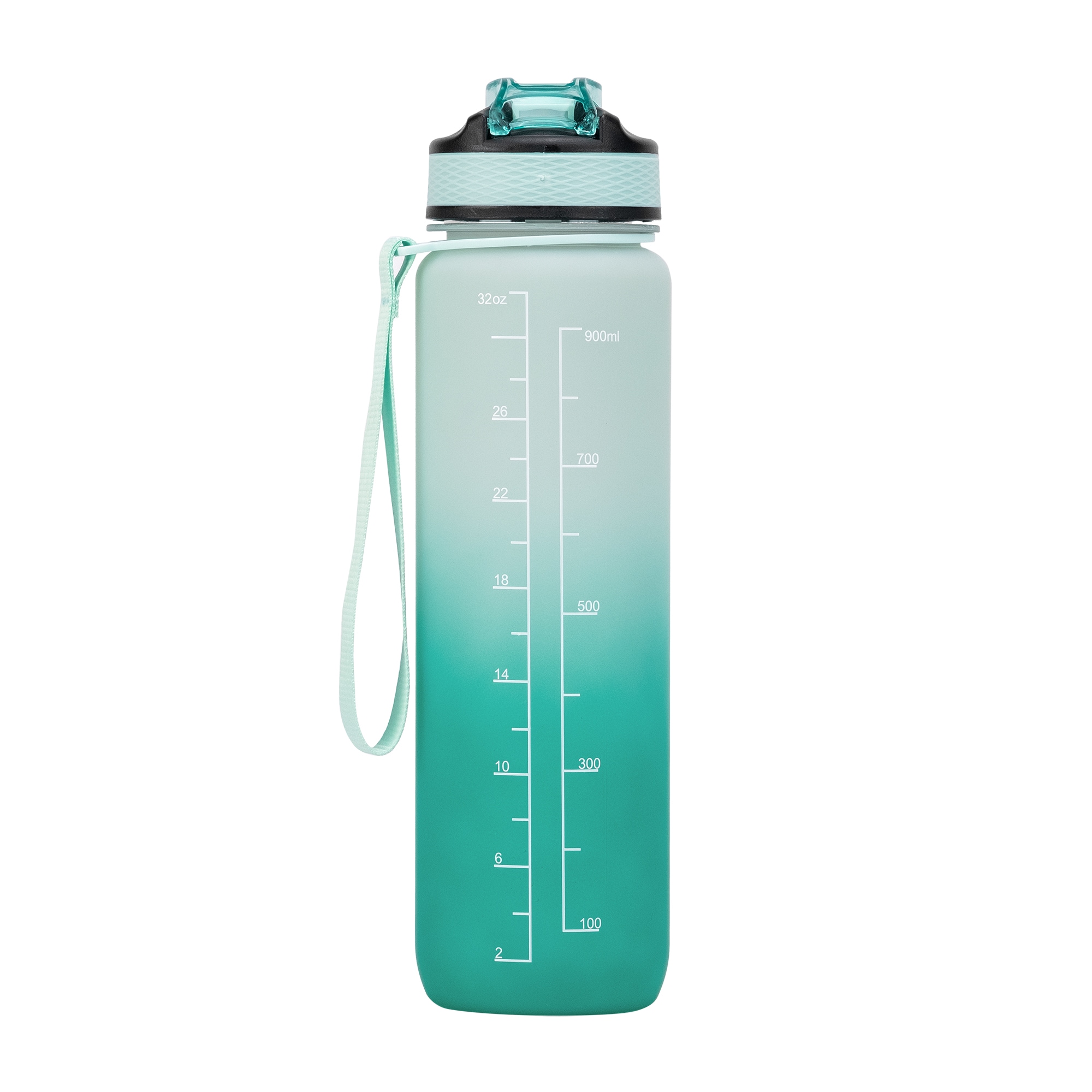 Motivaatiopullo Vaalea / Sinivihreä 1000 ml