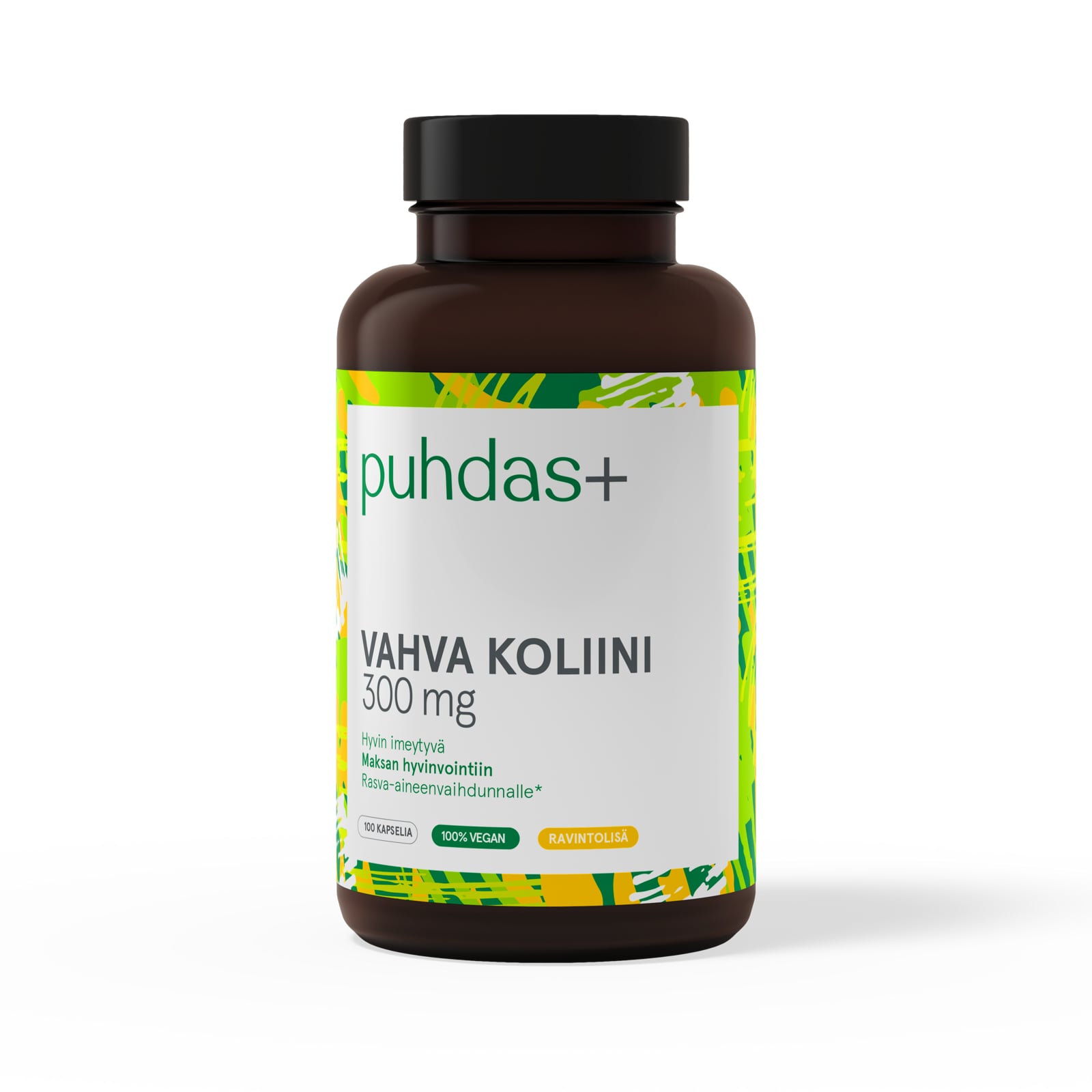 Puhdas+ Vahva Koliini 100 kaps