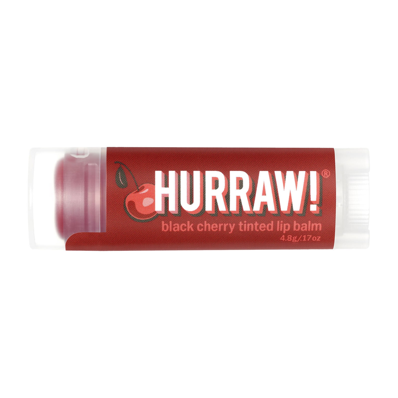 Hurraw! Black Cherry Sävytetty huulivoide