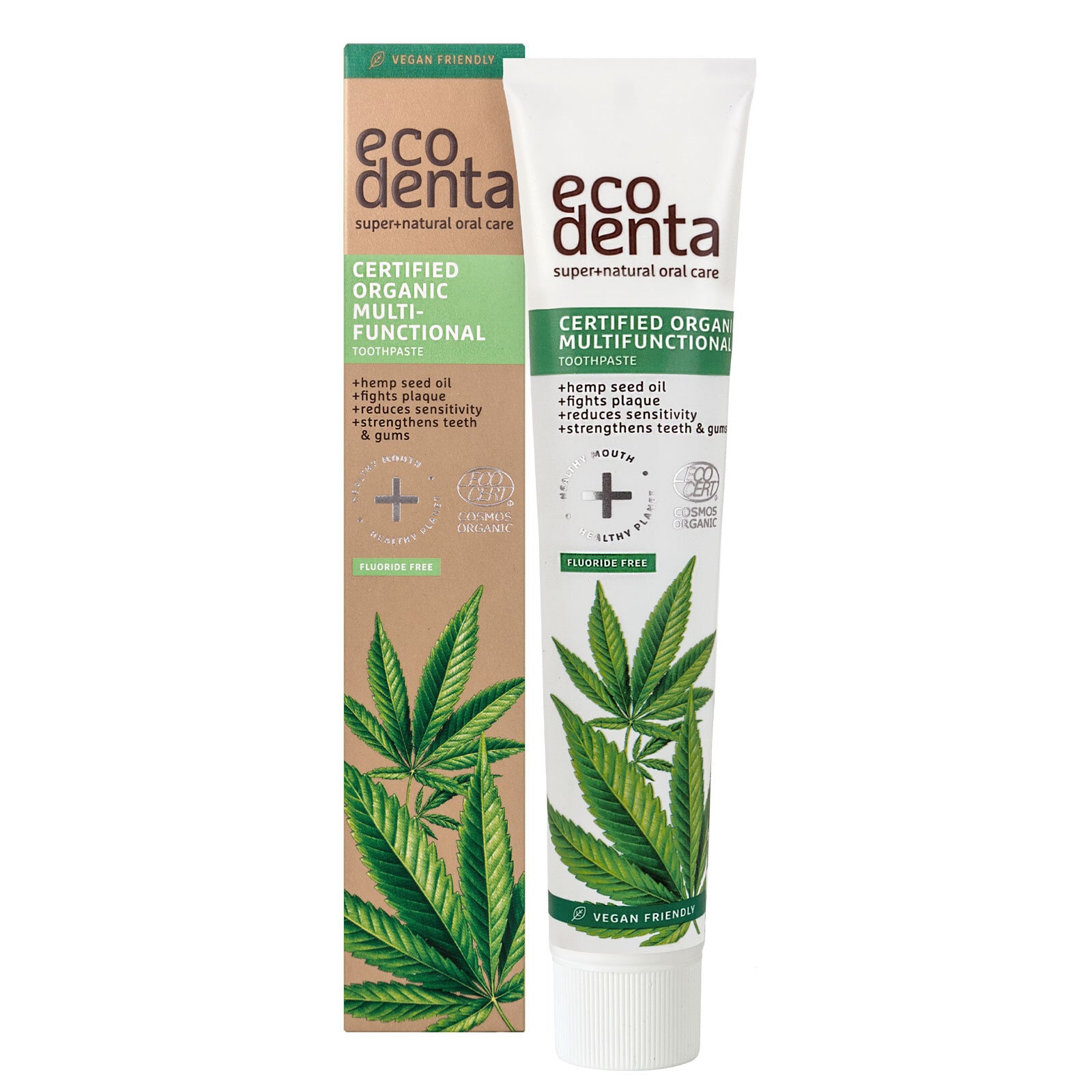 Ecodenta Certified Organic Multifunctional hamppu  hammastah