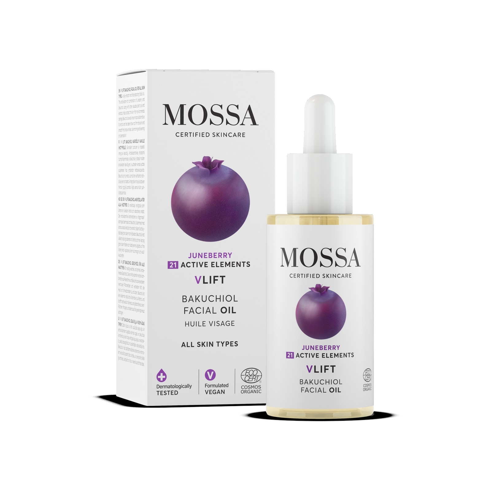 Mossa V LIFT Bakuchiol Facial Oil 30ml