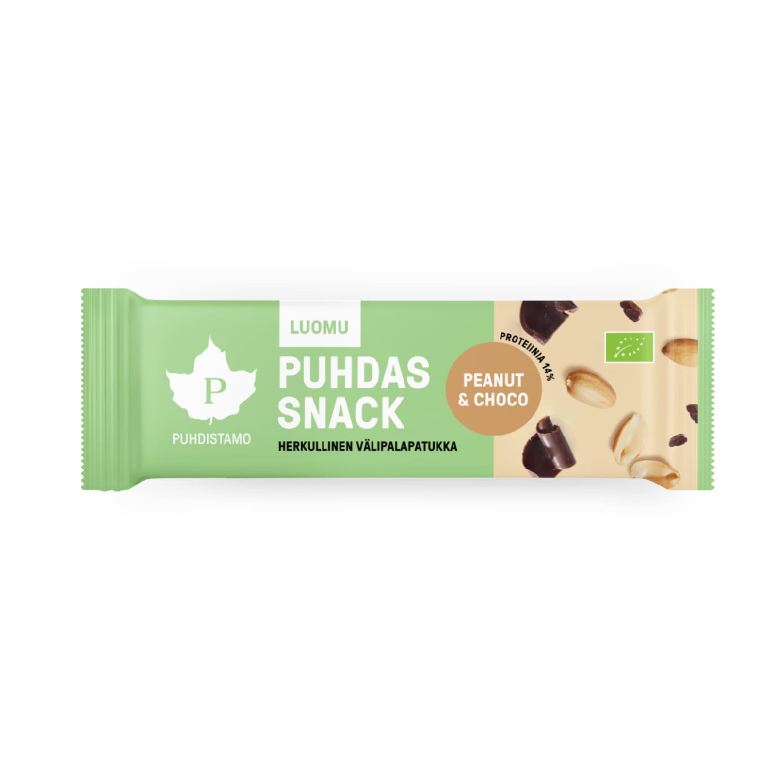 Puhdas Snack -patukka, Peanut & Choco, Luomu 40 g