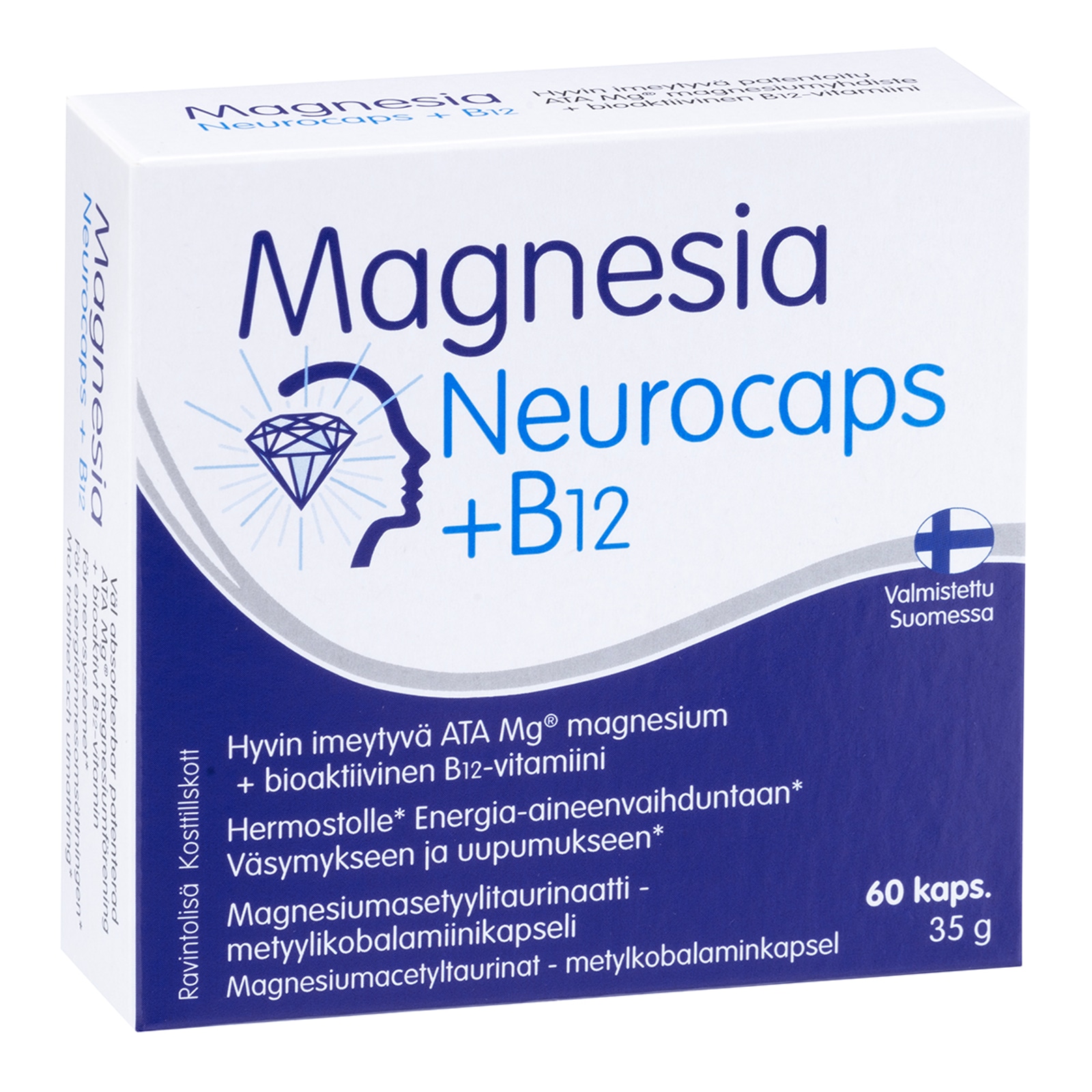 Magnesia Neurocaps + B12 60 kaps
