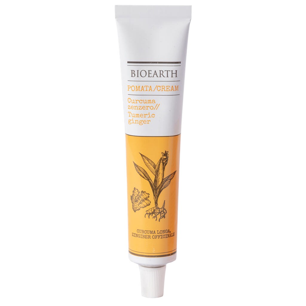 Bioearth - The Herbalist Ginger & Turmeric Cream -paikallisvoide 