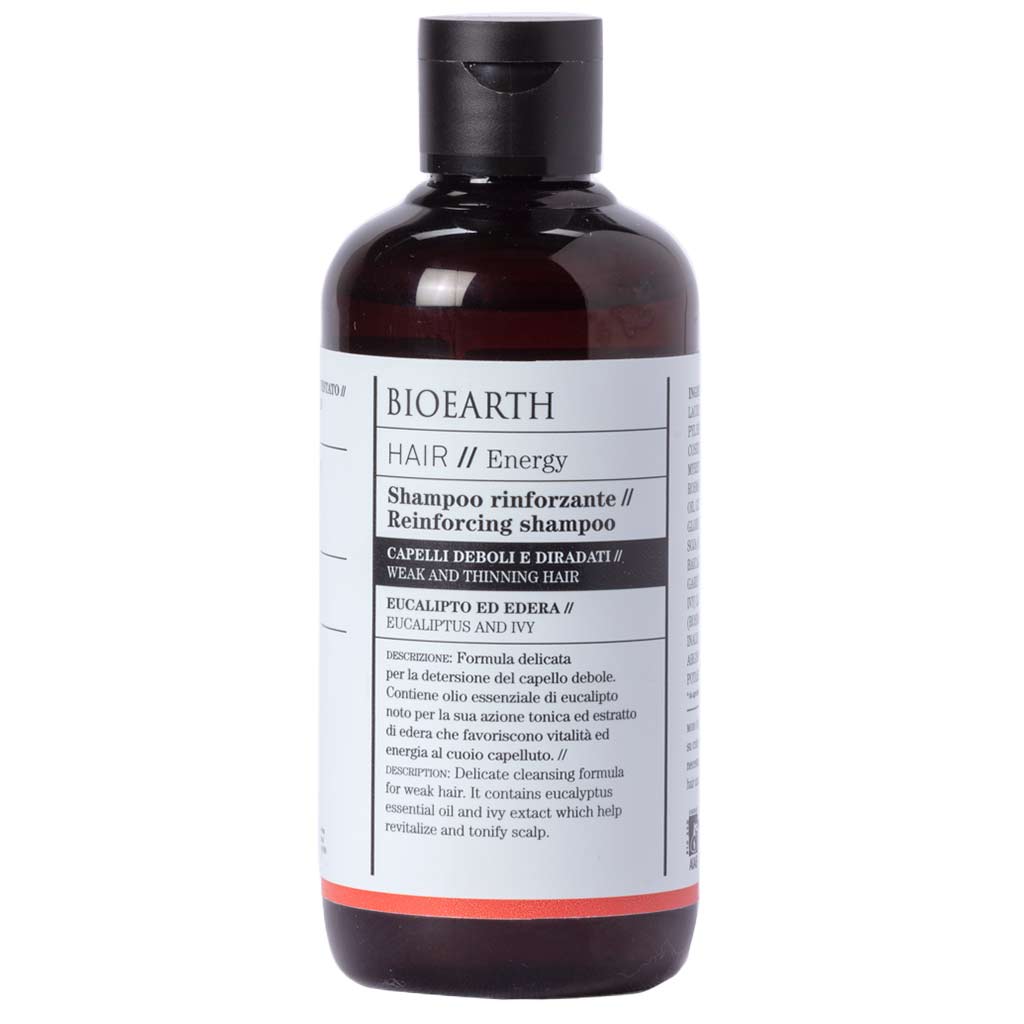 Bioearth HAIR 2.0 Vahvistava shampoo ohuille hiuksille