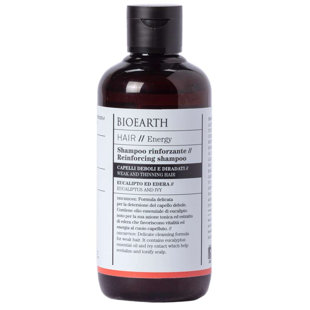 Bioearth HAIR 2.0 Vahvistava shampoo ohuille  hiuksille