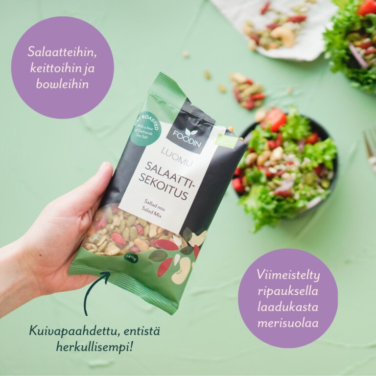 Foodin Salaattisekoitus, luomu 