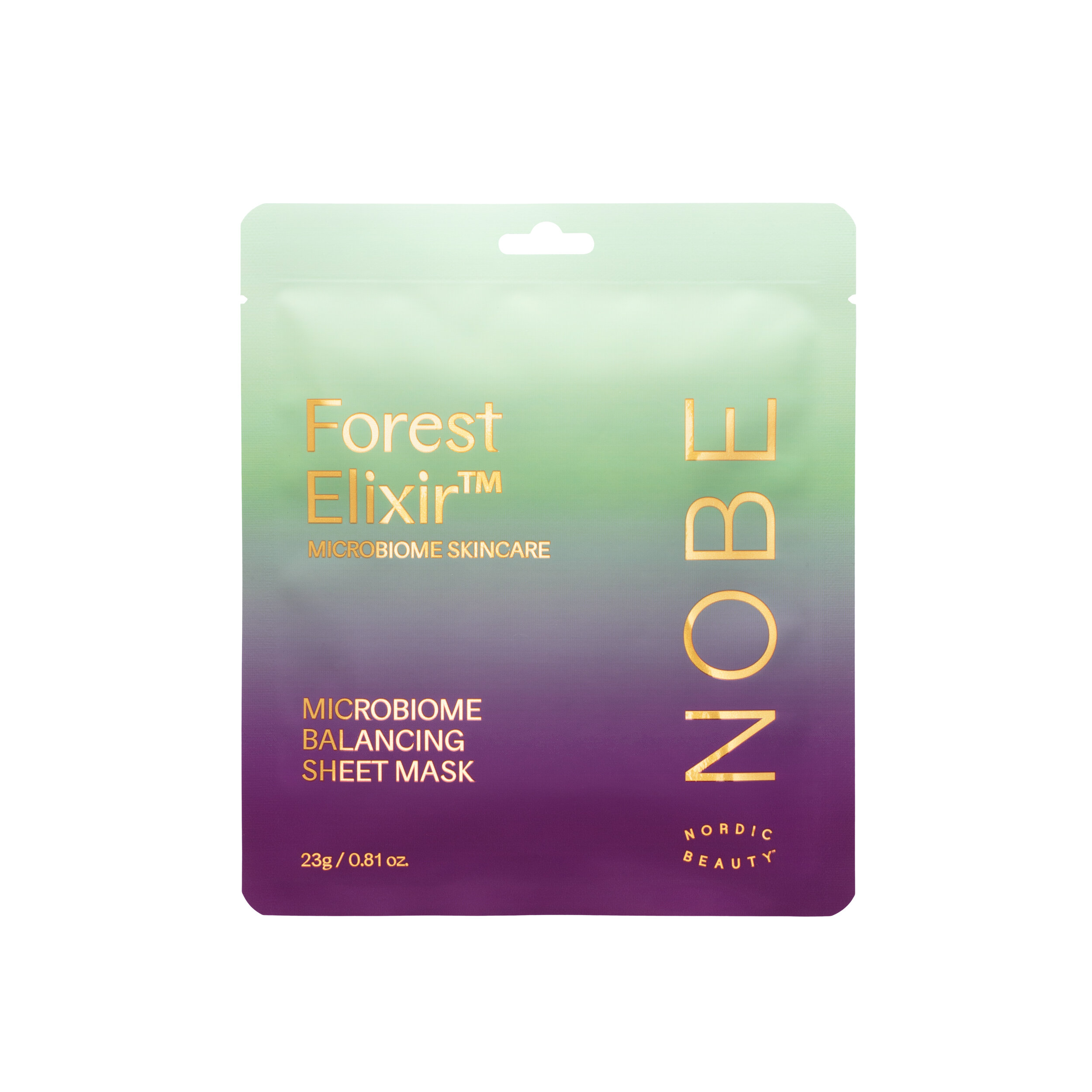 NOBE Microbiome Balancing Sheet Mask kangasnaamio
