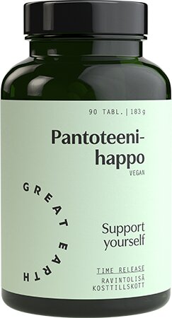 Great Earth Pantoteenihappo 1000 mg