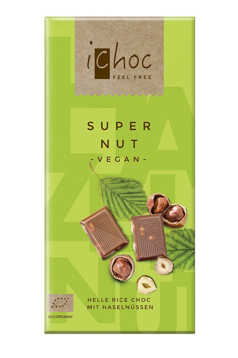 Ichoc Super Nut hasselpähkinäsuklaa