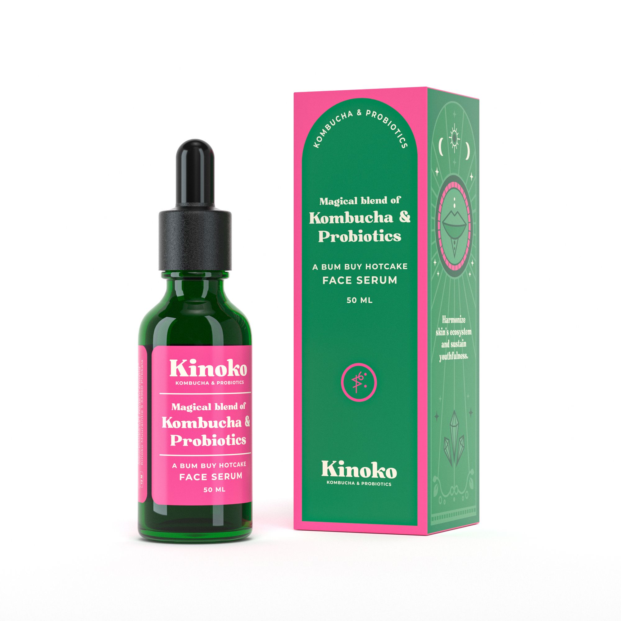 Kinoko Face Serum Probiotic & Kombucha -seerumi