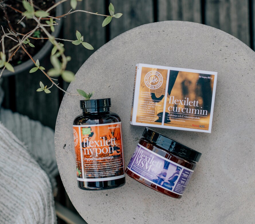 Life Flexilett Curcumin Kurkuma-C-vitamiinivalmiste