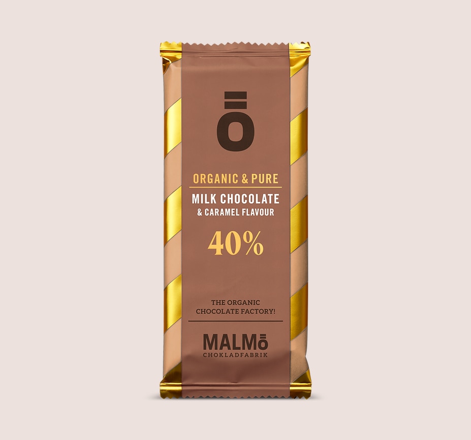 Malmö Chokladfabrik Milk Chocolate Caramel 40 %