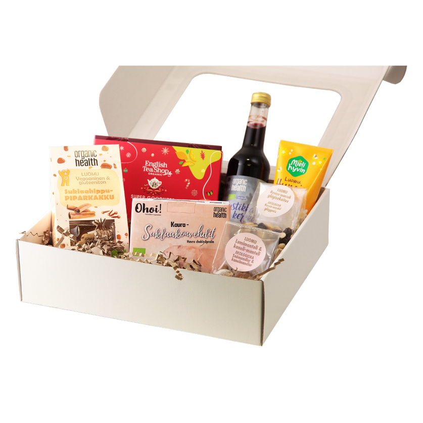 Organic Health Iloisen joulumielen paketti -lahjalaatikko, luomu