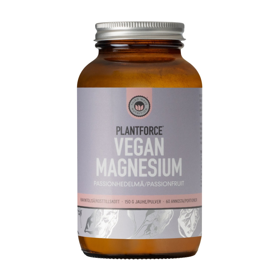 Plantforce Magnesium-jauhe, passionhedelmä