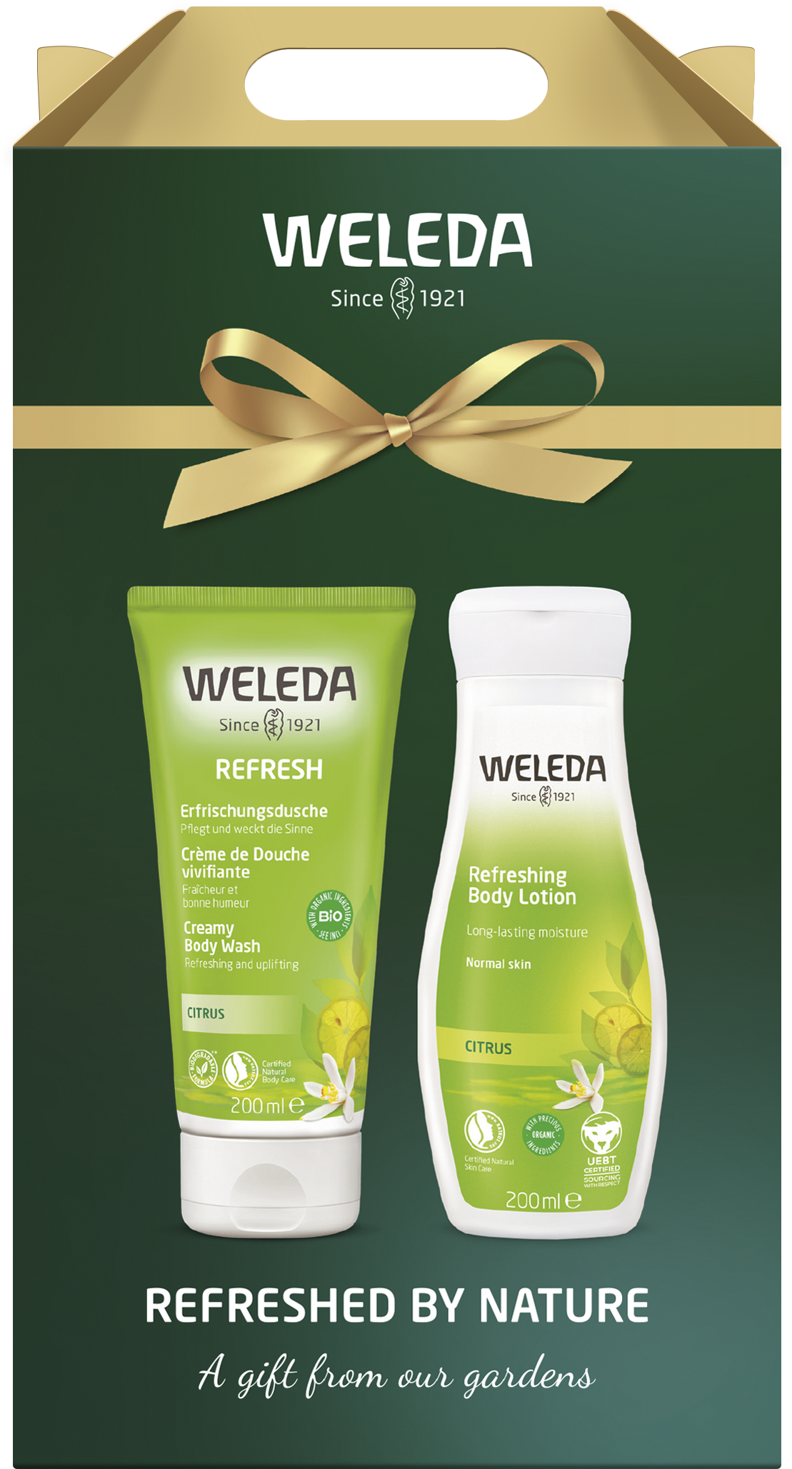 Weleda Refreshed By Nature -lahjapakkaus