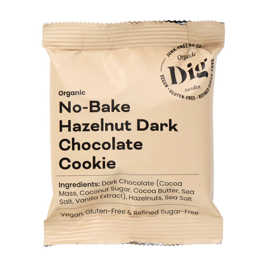 DIG No-Bake Hazelnut Dark Chocolate Cookie