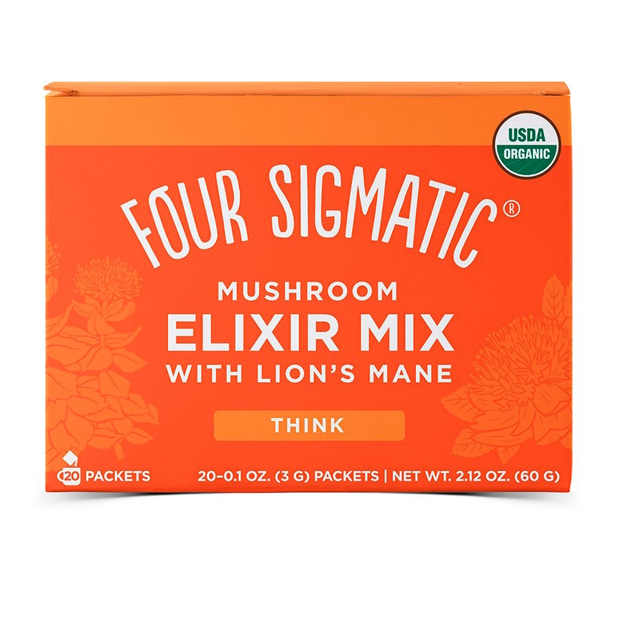 Four Sigmatic Mushroom Elixir Mix with Lion's Mane sienijuomajauhe, luomu