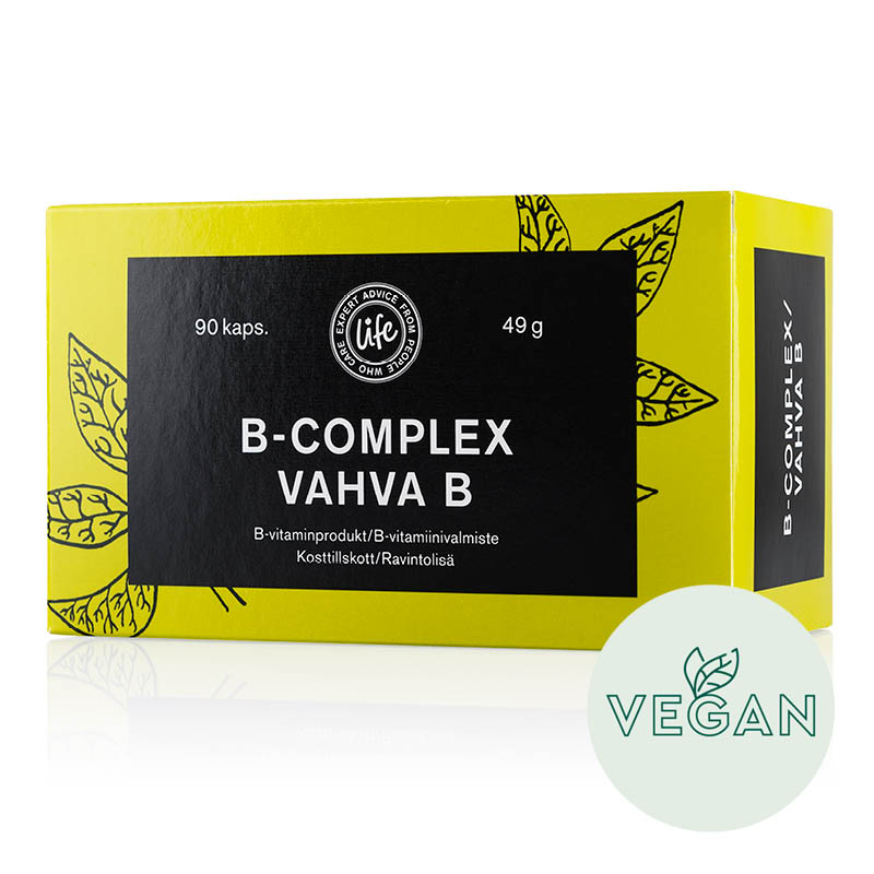 Life B-Complex Vahva B-vitamiinivalmiste
