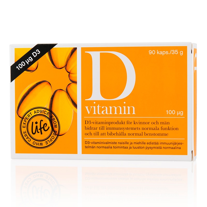 Life D-vitamiini 100 µg