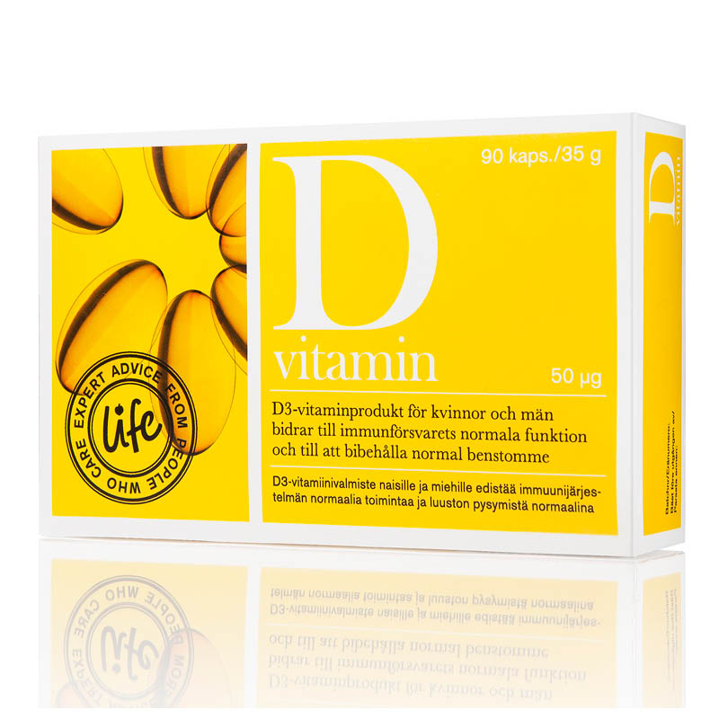 Life D-vitamiini 50 µg