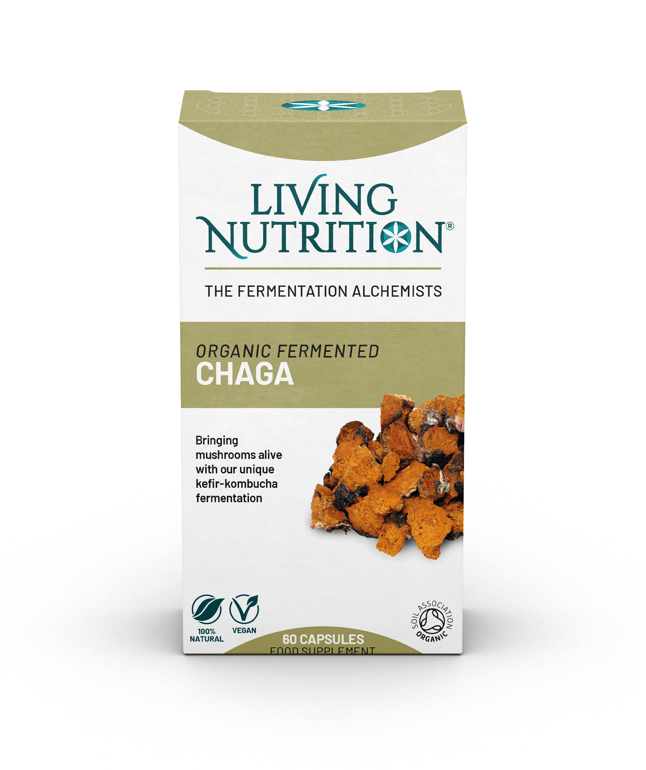 Living Nutrition Fermentoitu Chaga