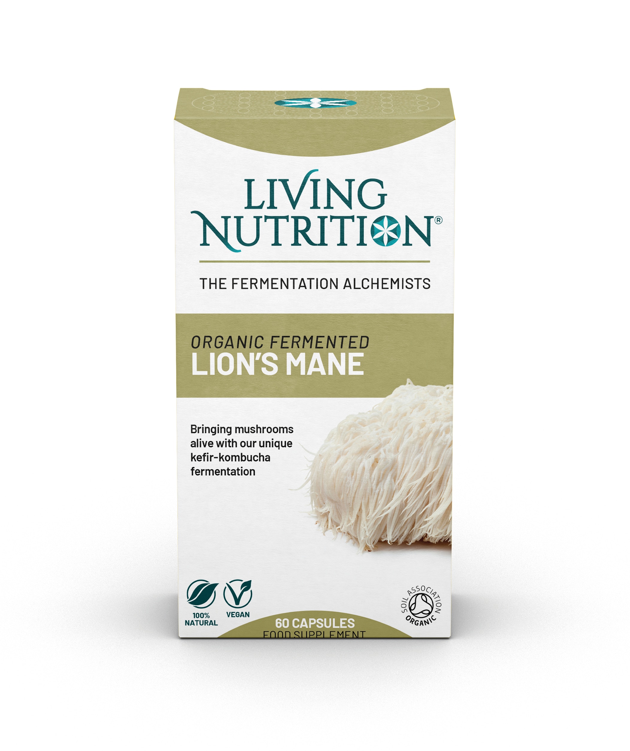 Living Nutrition Fermentoitu Lion's Mane