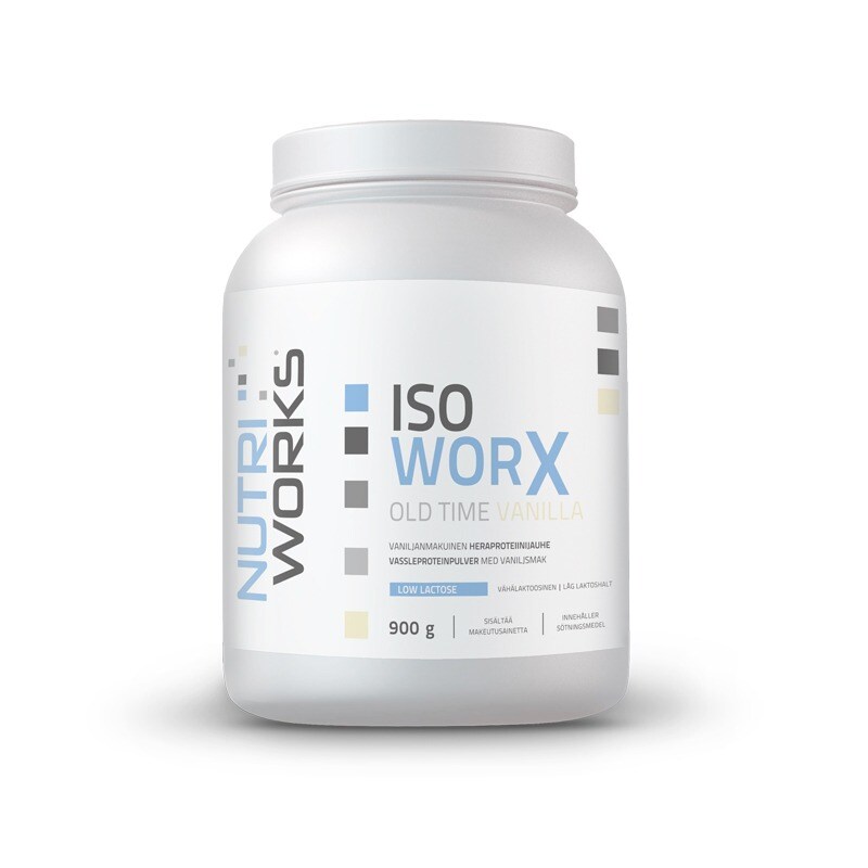 Iso Worx Old Time Vanilla Low Lactose, heraproteiinijauhe