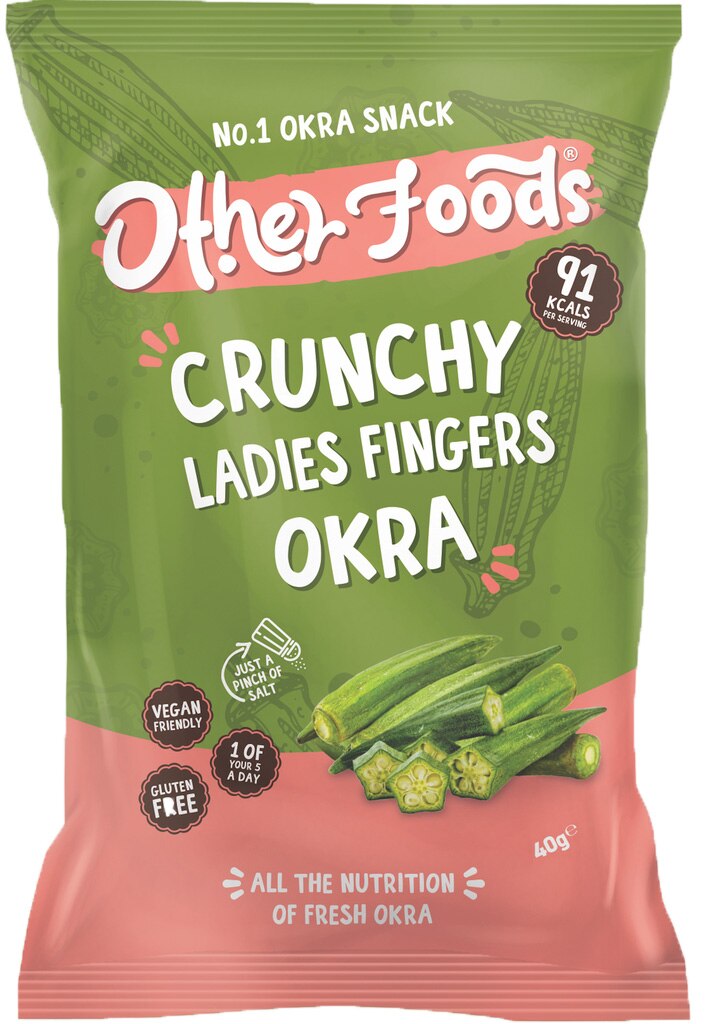 Crunchy Ladies Fingers Okra paahdettu okra