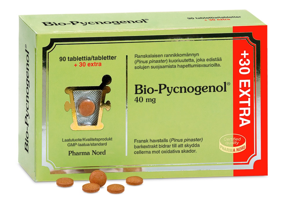 Bio-Pycnogenol, 90 + 30 tabl