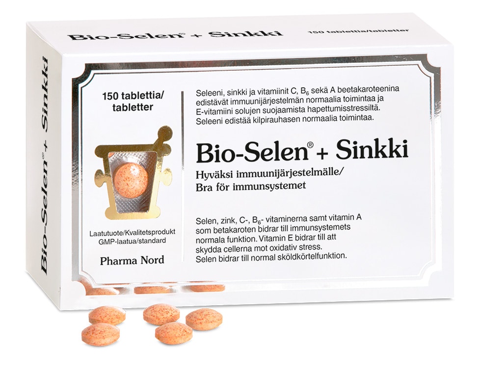 Bio-Selen + Sinkki 150 tab