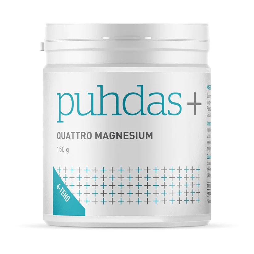 Puhdas+ Quattro Magnesium jauhe 150 g
