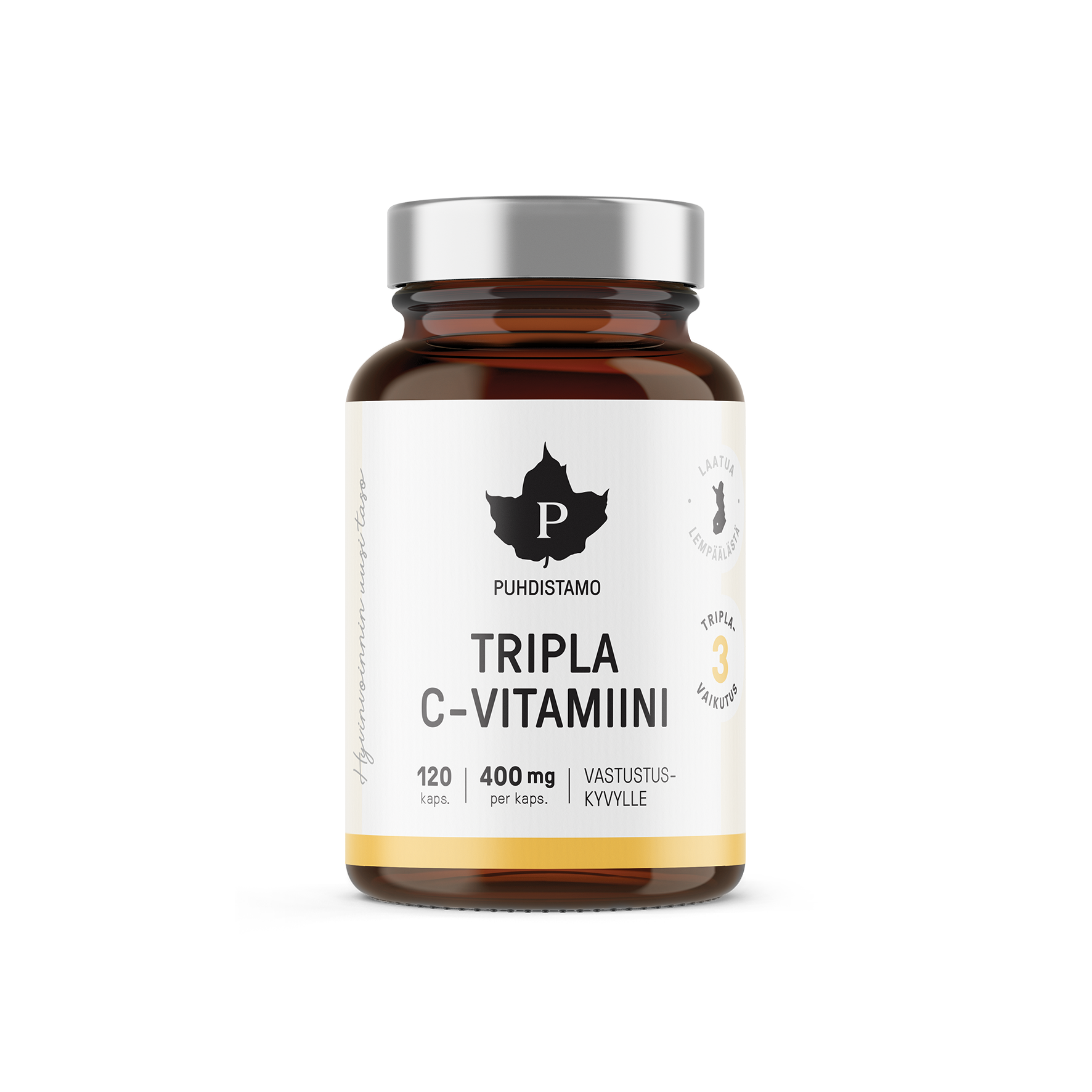 Puhdistamo Tripla C-vitamiini 120 kaps