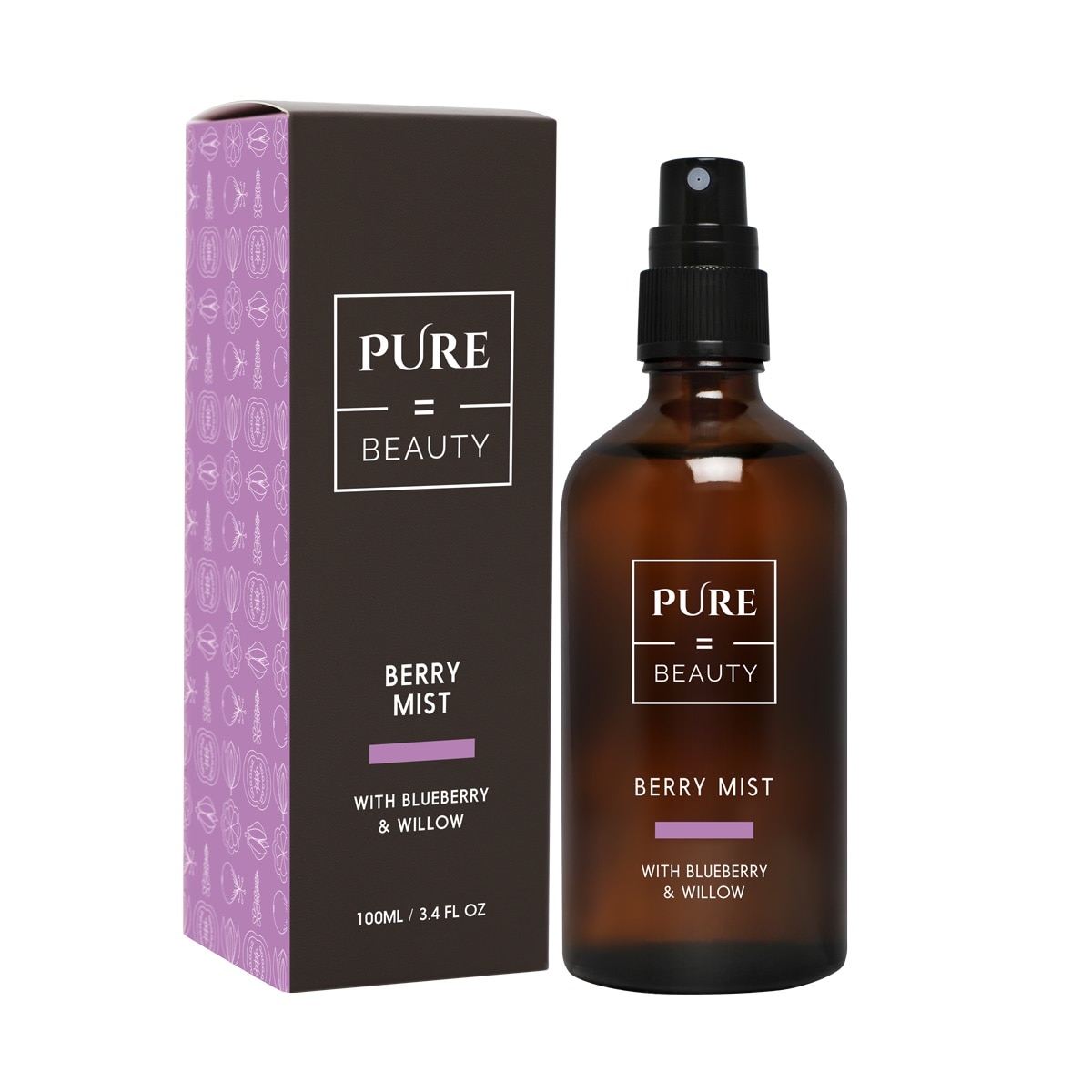 Pure=Beauty Berry Mist Mustikka & Pajunkuori, kasvovesisuihke
