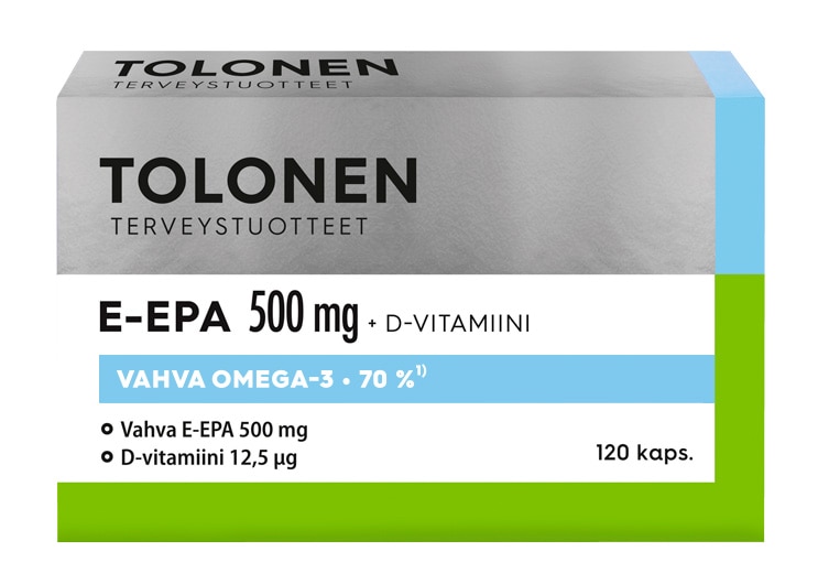 Tolonen E-EPA+D 500 mg