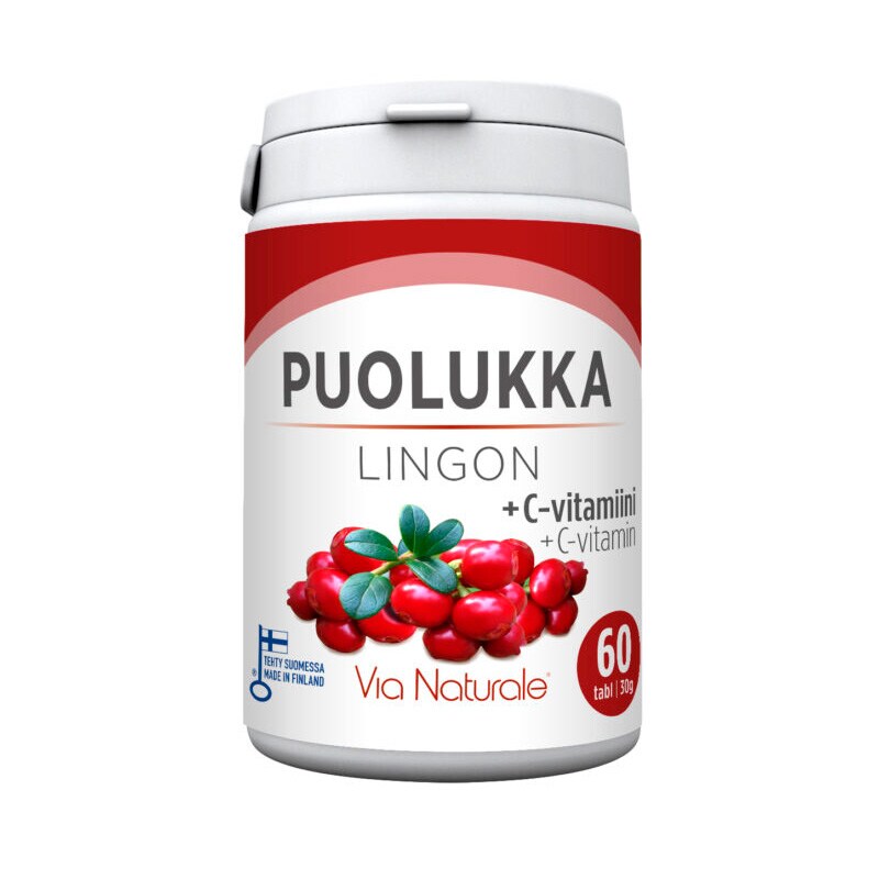 Via Naturale Puolukka + C-vitamiini